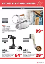 Volantino Comet Pagina 7: BRAUN STIRATORE VERTICALE QUICKSTYLE 3 €29,99, POLTI Vaporella Silver €99,99