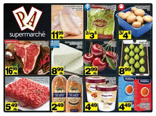 Supermarché PA flyer