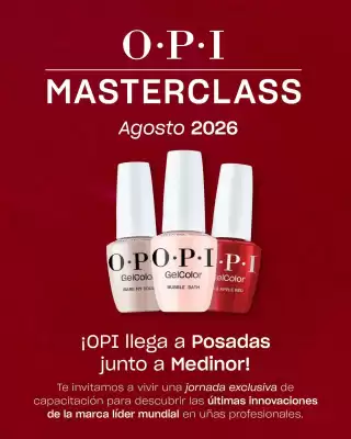 Catálogo Opi Esmaltes (válido hasta 31-08)