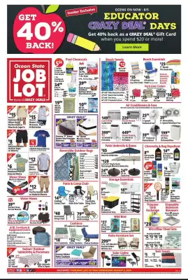 Ocean State Job Lot flyer