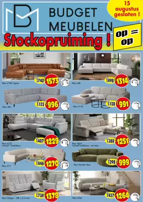 Budget Meubelen (geldig t/m 31-08)
