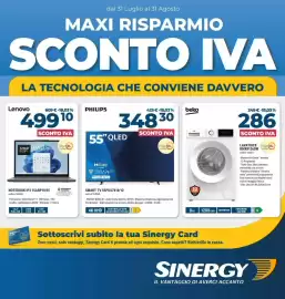 Volantino Trony Pagina 1: Philips smart tv 55PUS7810/12 €348,30, Lenovo notebook IP3 15ARP10 R5 €499,10
