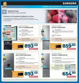 Volantino Trony Pagina 10: Samsung frigorifero combinato ecoflex RB38T607BS9 €859,80