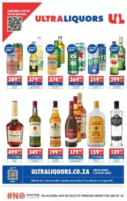 Ultra Liquors catalogue (valid until 15-08)