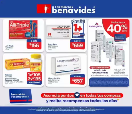 Farmacias Benavides (válido hasta 31-08)