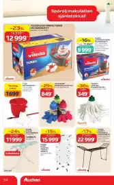 Auchan akciós újság hét 32 Oldal 34