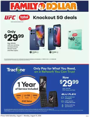 Family Dollar (valid until 31-08)