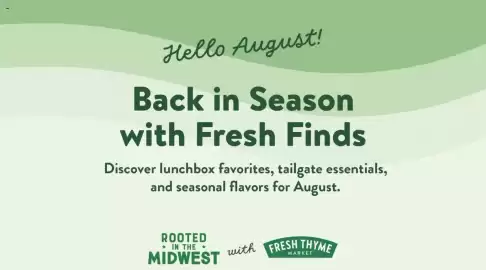Fresh Thyme weekly ad Page 1