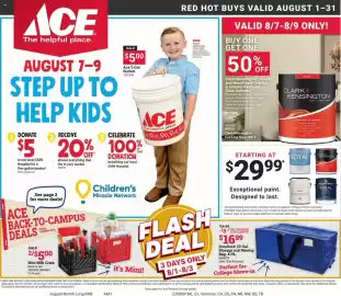 Ace Hardware flyer Page 1
