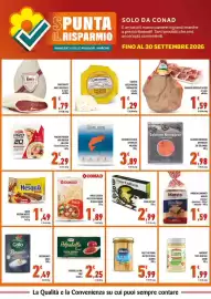 Volantino Conad Superstore Pagina 4: Caciotta Roccapontina Cademartori €1,29, Salmone scozzese affumicato Mr.Moris €3,89