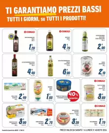 Volantino Spesa Facile Conad Pagina 7: Filetti di tonno CONAD all'olio di oliva €3,89