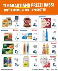 Volantino Spesa Facile Conad Pagina 9: Acqua Levissima intensamente frizzante - naturale €0,42, Nettare Yoga Optimum €2,19