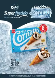 Volantino Deco Supermercati Pagina 1: Cornetto Classico 8 coni €3,89