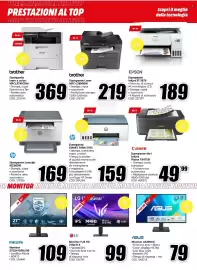 Volantino MediaWorld Pagina 4: Brother Stampante Laser MFC-L2800DW €219,00, Stampante SMART TANK 5105 €159,00