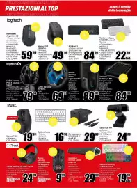 Volantino MediaWorld Pagina 6: Tastiera+Mouse MK250 Bluetooth Combo €22,99, Logitech Mouse MX Anywhere 3S €59,99