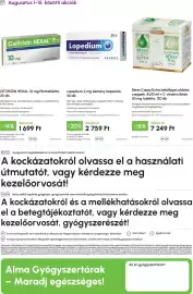 Alma Gyógyszertárak akciós újság Oldal 20