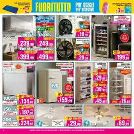 Volantino Satur Pagina 11: FRIGORIFERO RETRO €159,99, VENTILATORE A SOFFITTO €29,99