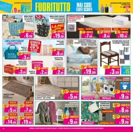 Volantino Satur Pagina 12: STENDINO IN METALLO - RICHIUDIBILE €9,59, TAPPETO BAGNO TRAPUNTATO €5,99
