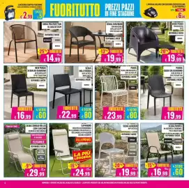 Volantino Satur Pagina 5: CAMAIORE SEDIA RELAX RICHIUDIBILE €24,99, Sedia Hollywood €22,99