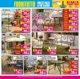 Volantino Satur Pagina 7: OMBRELLONE LAMPARA €49,99, SET TAVOLO E 2 SEDIE PIEGHEVOLI €69,99