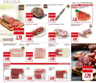 Volantino Pan settimana 32 Pagina 12: Salsiccia Romagnola Levoni €2,49, Speck e Scamorza Storie di Gastronomia €3,39