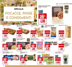 Volantino Pan settimana 32 Pagina 18: Speck a cubetti Senfter €2,39, Mozzarella pizza perfetta Santa Lucia €1,99