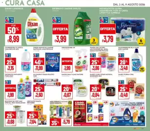 Volantino Pan settimana 32 Pagina 25: Finish Quantum Limone €11,99, Candeggina Classica Casa Bucato Ace €2,15