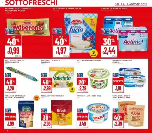 Volantino Pan settimana 32 Pagina 6: Mozzarella di bufala Vallelata €2,99, Bocconcini ripieni Vallelata €2,39
