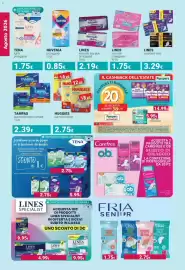 Volantino Tigotà Pagina 12: Lines intervallo lady plus proteggislip €2,19, Huggies pannolini unistar €2,75