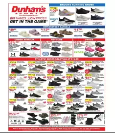 Dunham's Sports weekly ad week 31 Page 1