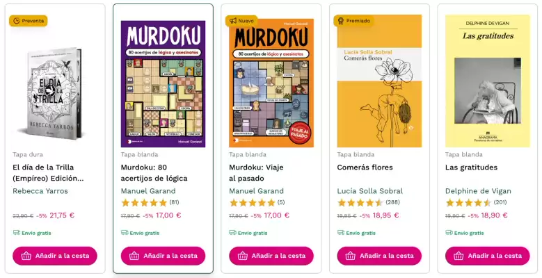 Casa del Libro (válido hasta el 7-08)