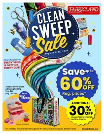 Fabricland flyer Page 1