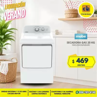Almacenes Chordeleg (válido hasta 16-08)