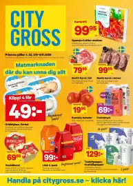 City Gross reklamblad vecka 32 Sida 1