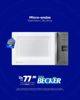 Lojas Becker (válido até 31-08)