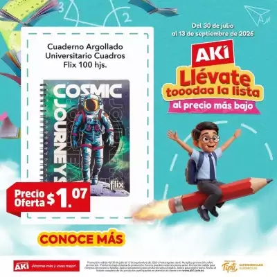 Akí (válido hasta 13-09)
