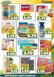 Volantino MercADone Pagina 25: Pandelluna Bruschette Grano Duro/Intera €1,59, Valfrutta Legumi Assortiti €0,79