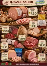 Volantino MercADone Pagina 8: Fiorucci Rostello di pollo €10,90, Rigamonti bresaola €29,90