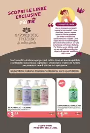 Volantino PiùMe Pagina 2: SAPONIFICIO ITALIANO Detergente intimo assortito €1,96