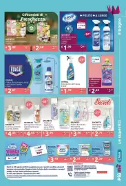 Volantino PiùMe Pagina 21: Vetril Detergente vetri spray €1,99, Fabuloso Detergente pavimenti €2,49