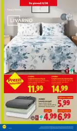 Volantino Lidl settimana 32 Pagina 24: LIVARNO Completo lenzuola singole €11,99