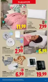 Volantino Lidl settimana 32 Pagina 25: BRAUN Sveglia radiocontrollata €19,99, LIVARNO Cuscino cervicale 50x36 cm €6,99