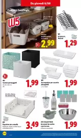 Volantino Lidl settimana 32 Pagina 28: W5 Set organizer per cassetto allungabili €1,99, W5 Set grucce, 10 pezzi €1,29