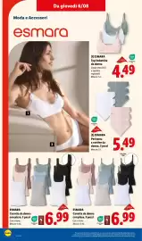 Volantino Lidl settimana 32 Pagina 30: ESMARA Canotta da donna con pizzo, 3 pezzi €6,99, Esmara €6,99