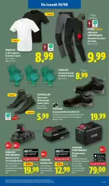 Volantino Lidl settimana 32 Pagina 35: PARKSIDE Batteria 2 Ah €12,99, PARKSIDE PERFORMANCE Batteria smart 12 Ah €79,00