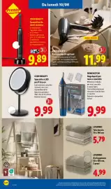 Volantino Lidl settimana 32 Pagina 40: Cien BEAUTY Specchio a LED per il trucco €9,99