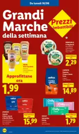 Volantino Lidl settimana 32 Pagina 45: Lavazza Espresso Crema e Gusto Forte €14,89, Heinz Salse Top down €1,99