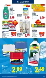 Volantino Lidl settimana 32 Pagina 52: W5 Smacchiatore gel o pasta detergente €2,99, AROMATA Sacchetti per congelatore €1,99