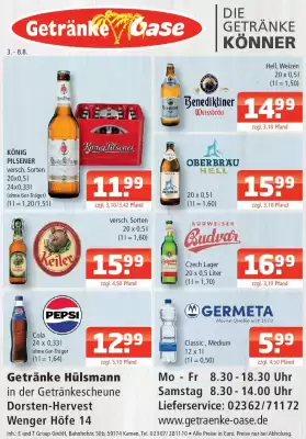 Getränke Oase (gültig bis 8-08)