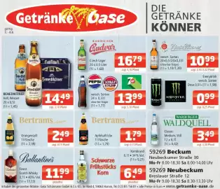Getränke Oase Prospekt Seite 1